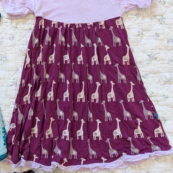 Kickee Pants Bamboo Dress Bundle 12-18 Months - Picture 4 of 6